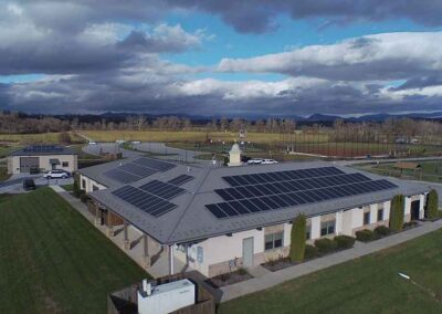 rooftop installation in Mills River